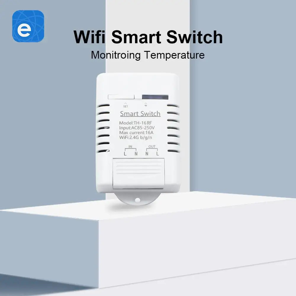 Sonoff TH16 16A: Temperature and Humidity Monitoring WiFi Switch